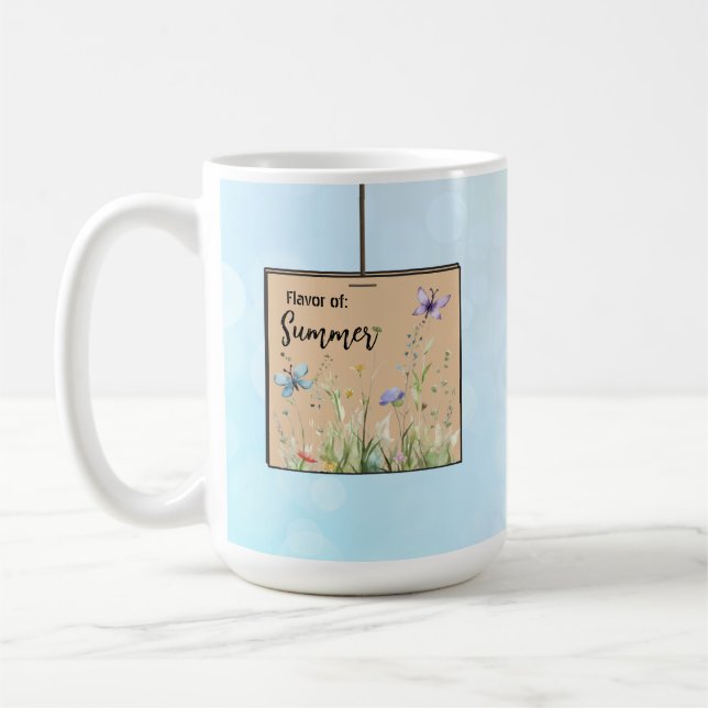 Custom Tea Bag Flavour Mug (Left)