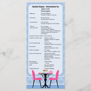 Custom Tea Party Program V2 Programme