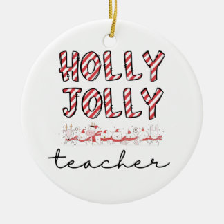 Custom Teacher Appreciation Christmas Ornament