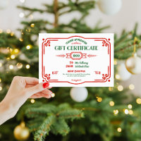 Custom Teacher Appreciation Gift Certificate