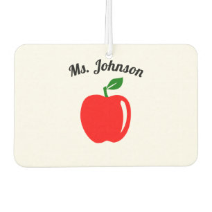 Custom Teacher Car Air Freshener