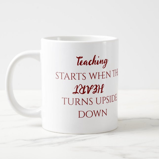 Custom Teacher Gift Mug  (Left)