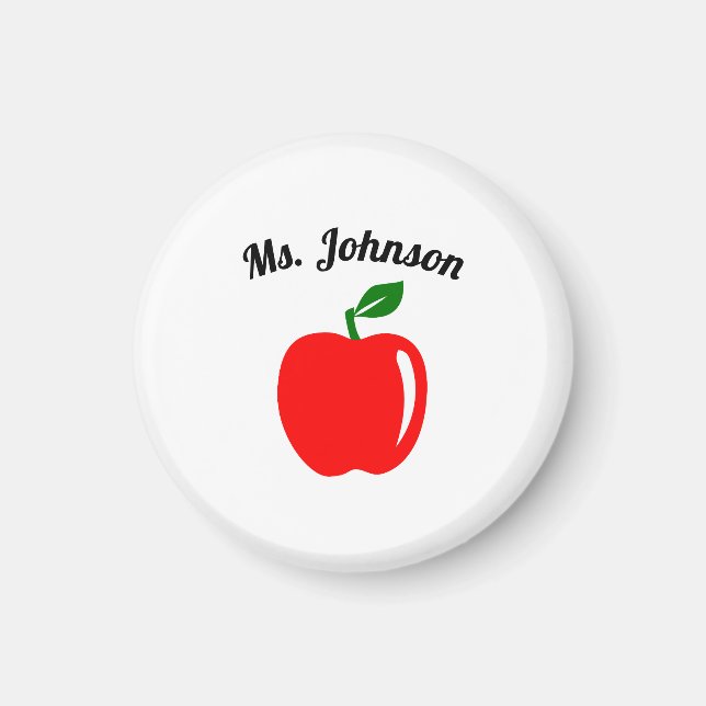 Custom Teacher  Magnet (Front)