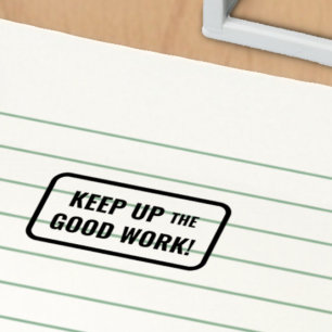 Custom Teacher Motivation School Homework Grading Self-inking Stamp