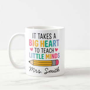 Custom Teacher mug, Personalised Teacher name  Coffee Mug