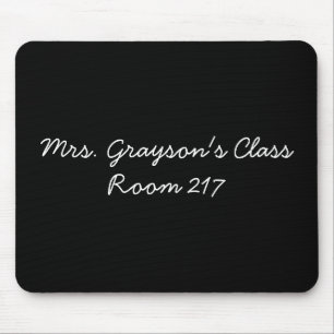 Custom Teacher Name Personalised Teacher Gift Mouse Mat