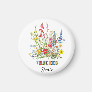 Custom teacher name,teacher name,Personalised Gift Magnet