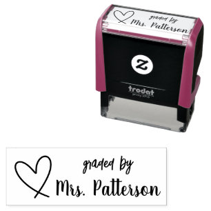 Custom Teacher Self-inking Stamp