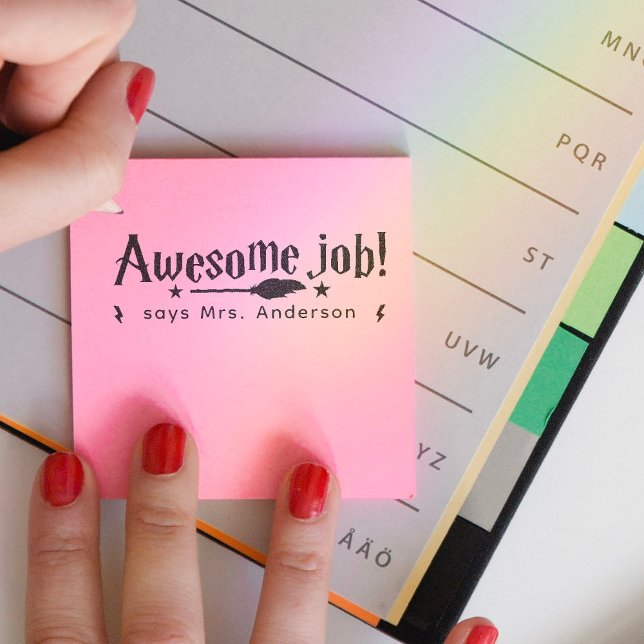 Custom Teacher Stamp Classroom School Self Inking  (Creator Uploaded)