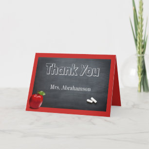 Custom Teacher Thank You