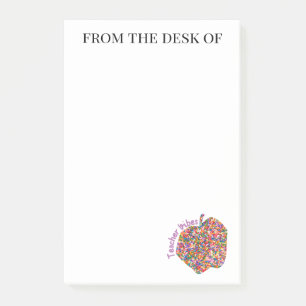 Custom Teacher Vibes Post-It Notes