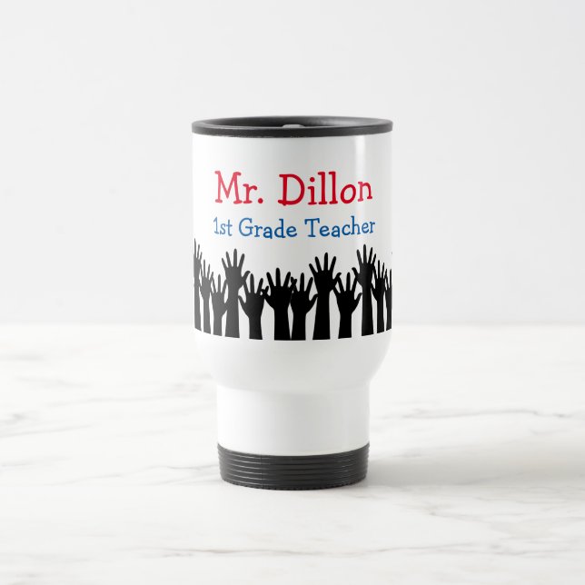 Custom Teachers Travel Mug (Center)