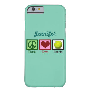 Custom Teal Tennis Barely There iPhone 6 Case