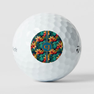 Custom Teal Tropical Golf Balls: Elevate Your Game Balls