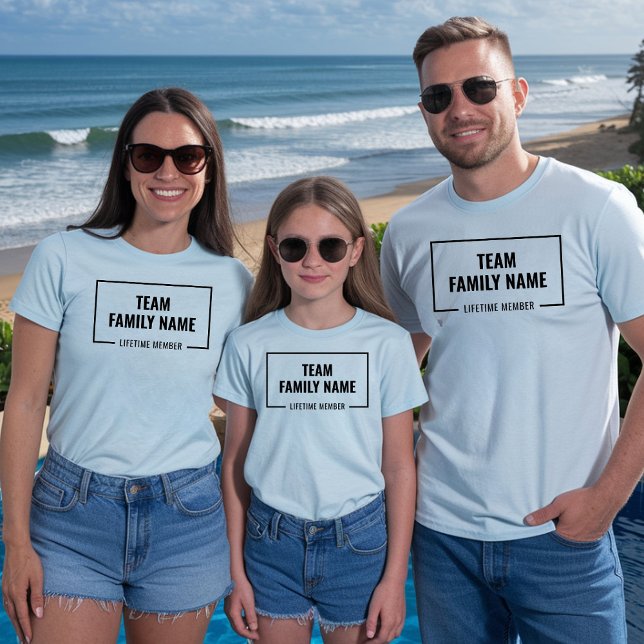 Custom Team Family Lifetime Members Family Reunion T-Shirt (Creator Uploaded)