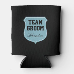 Custom Team Groom can coolers for wedding party