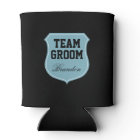 Custom Team Groom can coolers for wedding party