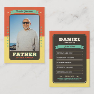 Custom Team Groom Cards Groomsmen Trading Cards