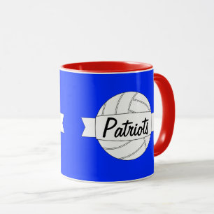 Custom Team Name and Colours Volleyball Coffee Mug
