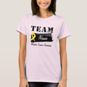 Custom Team Name - Bladder Cancer T-Shirt