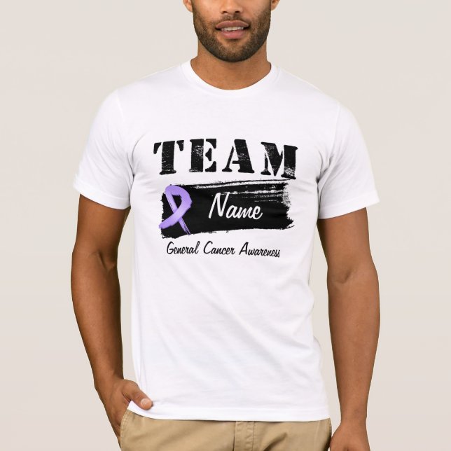 Custom Team Name - Cancer T-Shirt (Front)
