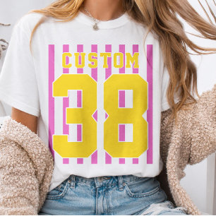 Custom Team Name Number Sports Jersey T-Shirt