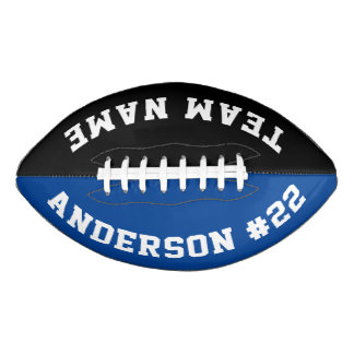 Custom Team Name, Player Name and Number American Football