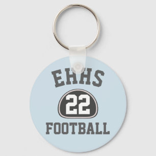 Custom Team Pride Team Name and Number/Class Year Key Ring