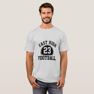 Custom Team Pride Team Name and Number/Class Year T-Shirt
