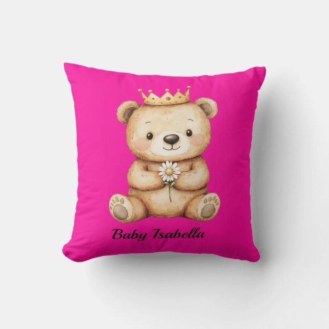 Custom Teddy Bear Cushion (Front)