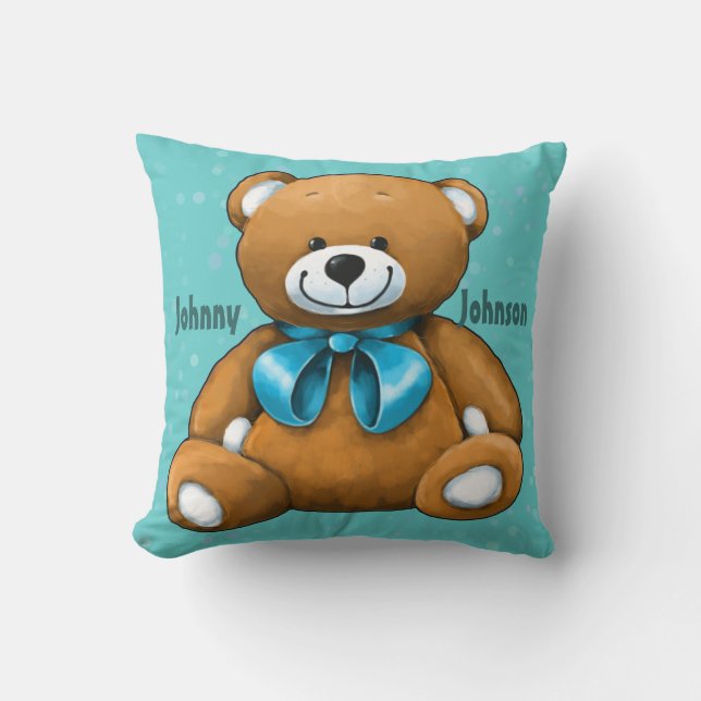 Custom Teddy BEAR pillow (Front)