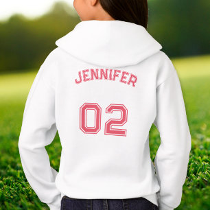 Custom Teen Toddler Kids Girl Name Jersey Number