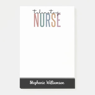 Custom Telemetry nurse Telemetry Nursing Gifts Post-it Notes