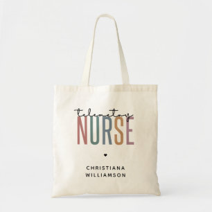 Custom Telemetry nurse Telemetry Nursing Gifts Tote Bag