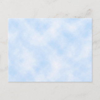 Custom Template: Blue Sky With Clouds Postcard