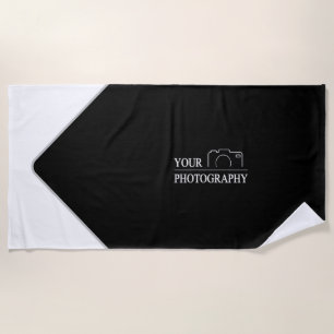 Custom Template Business Company Create Your Own Beach Towel