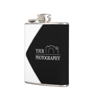 Custom Template Business Company Create Your Own Hip Flask