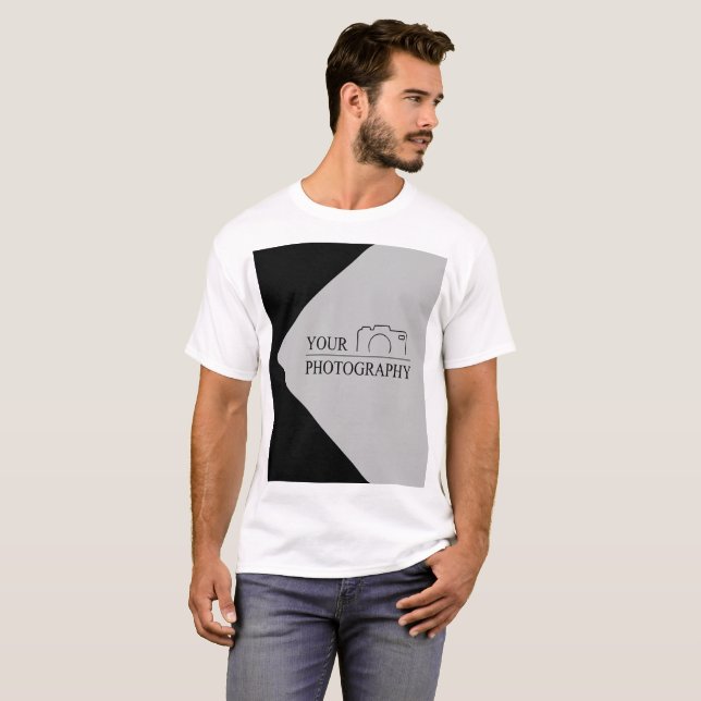 Custom Template Business Company Create Your Own T-Shirt (Front Full)