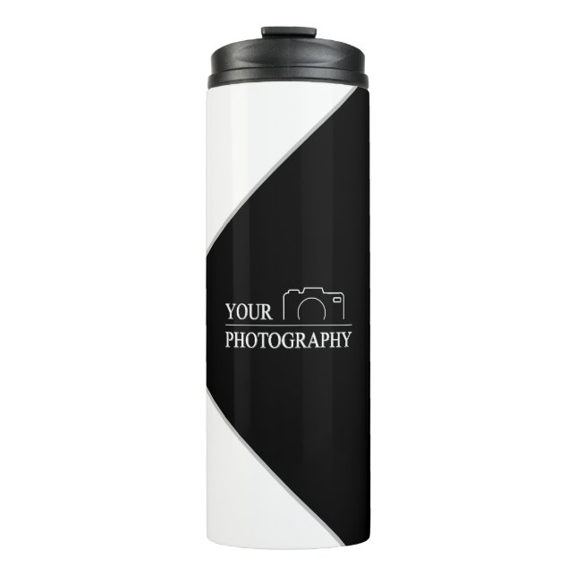 Custom Template Business Company Create Your Own Thermal Tumbler (Front)