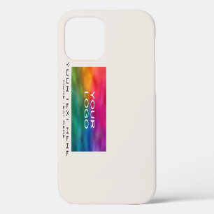 Custom Template Business Logo Elegant Trendy iPhone 12 Case