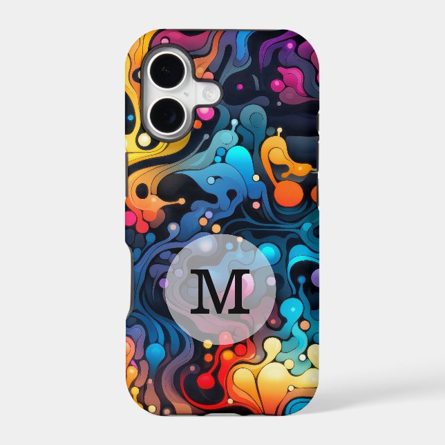 Custom Template Colorful Wavy Pattern (Back)