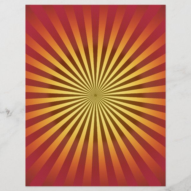 Custom Template: Gradient Radial Lines (Front)
