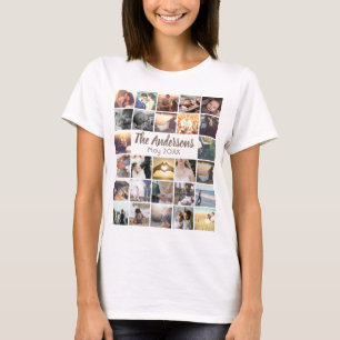 Custom template photo montage and text T-Shirt