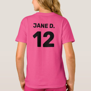 Custom template team attire (front & back design) T-Shirt