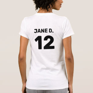 Custom template team attire (front & back design) T-Shirt