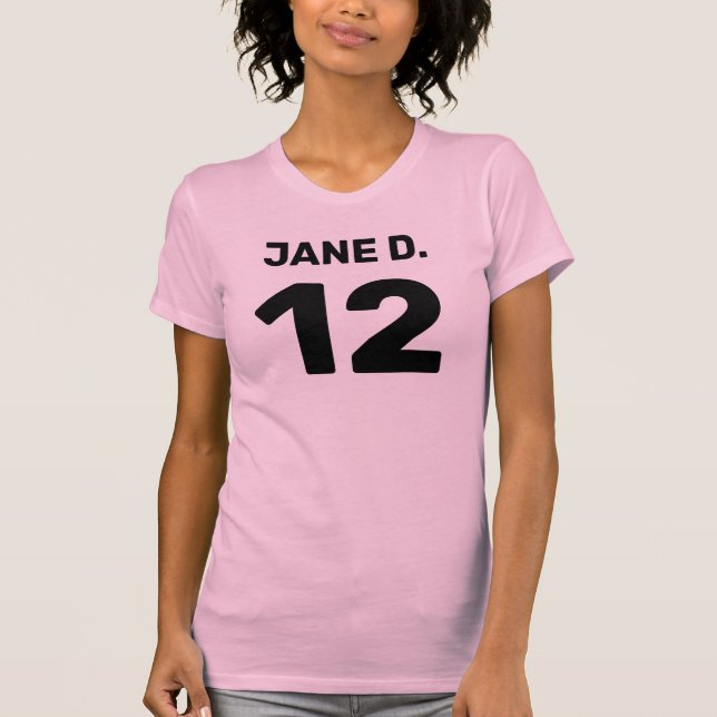 Custom template team attire (front design) T-Shirt (Front)