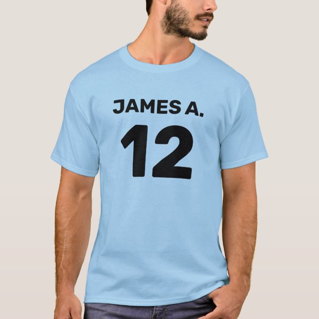 Custom template team attire (front design) T-Shirt (Front)