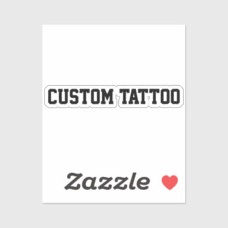 Custom Temporary Tattoo Your Words Party Night