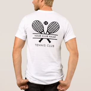 Custom Tennis Club Name Team Player Matching Tri-Blend Shirt