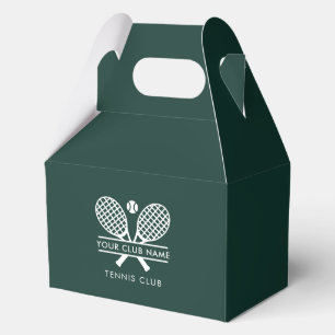Custom Tennis Club Name Team Players Swag Favour Box